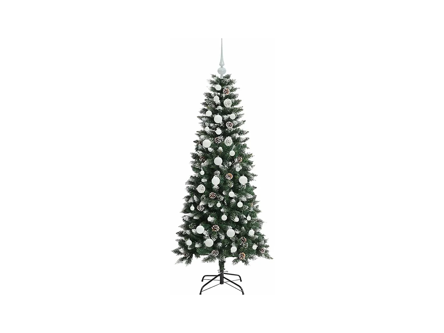 Árbol de Navidad artificial con 150 LED Verde 66 x 66 x 150 cm