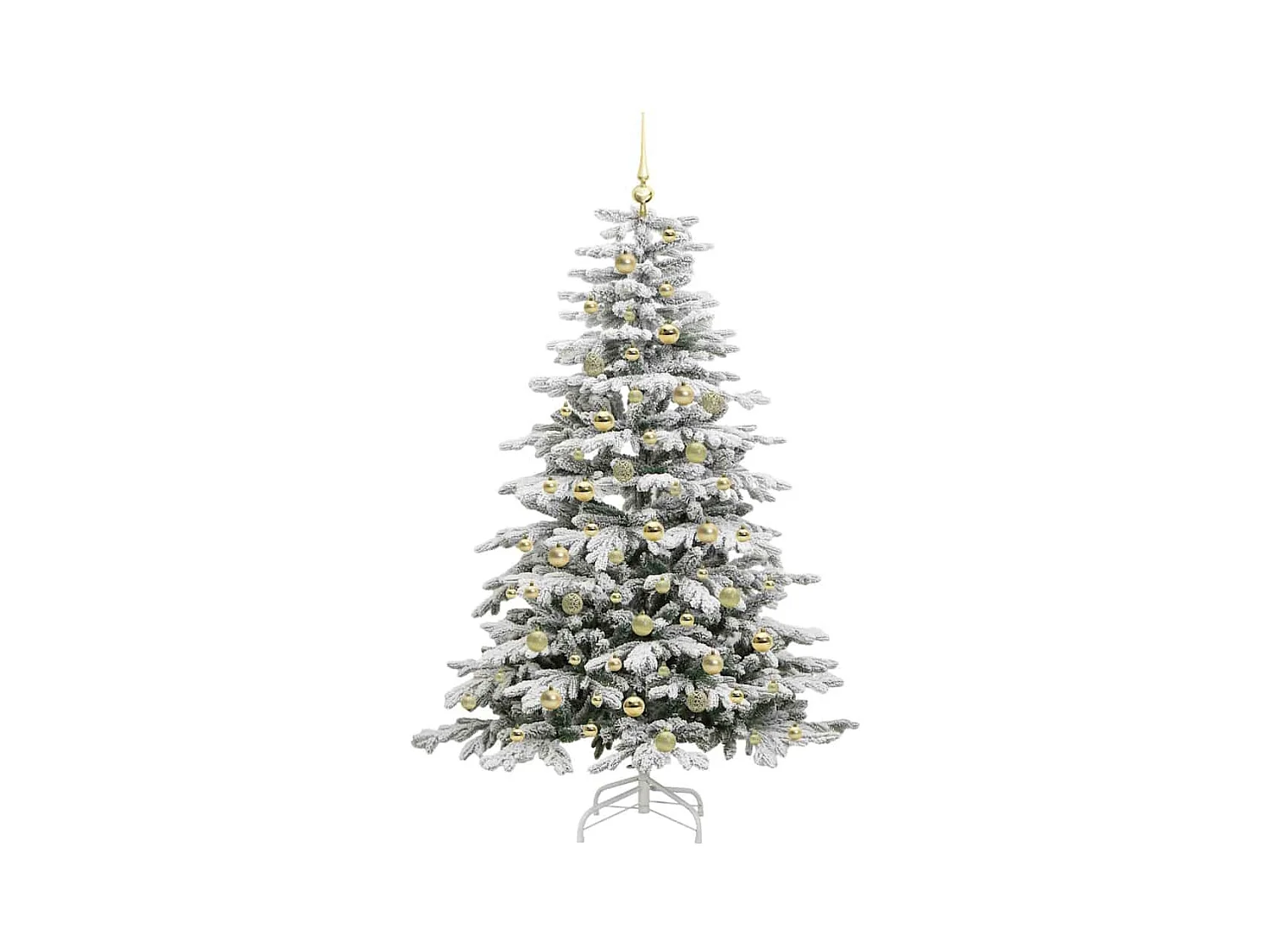 Sapin de Noël Artificiel à Branches Articulées Blanc 180 cm
