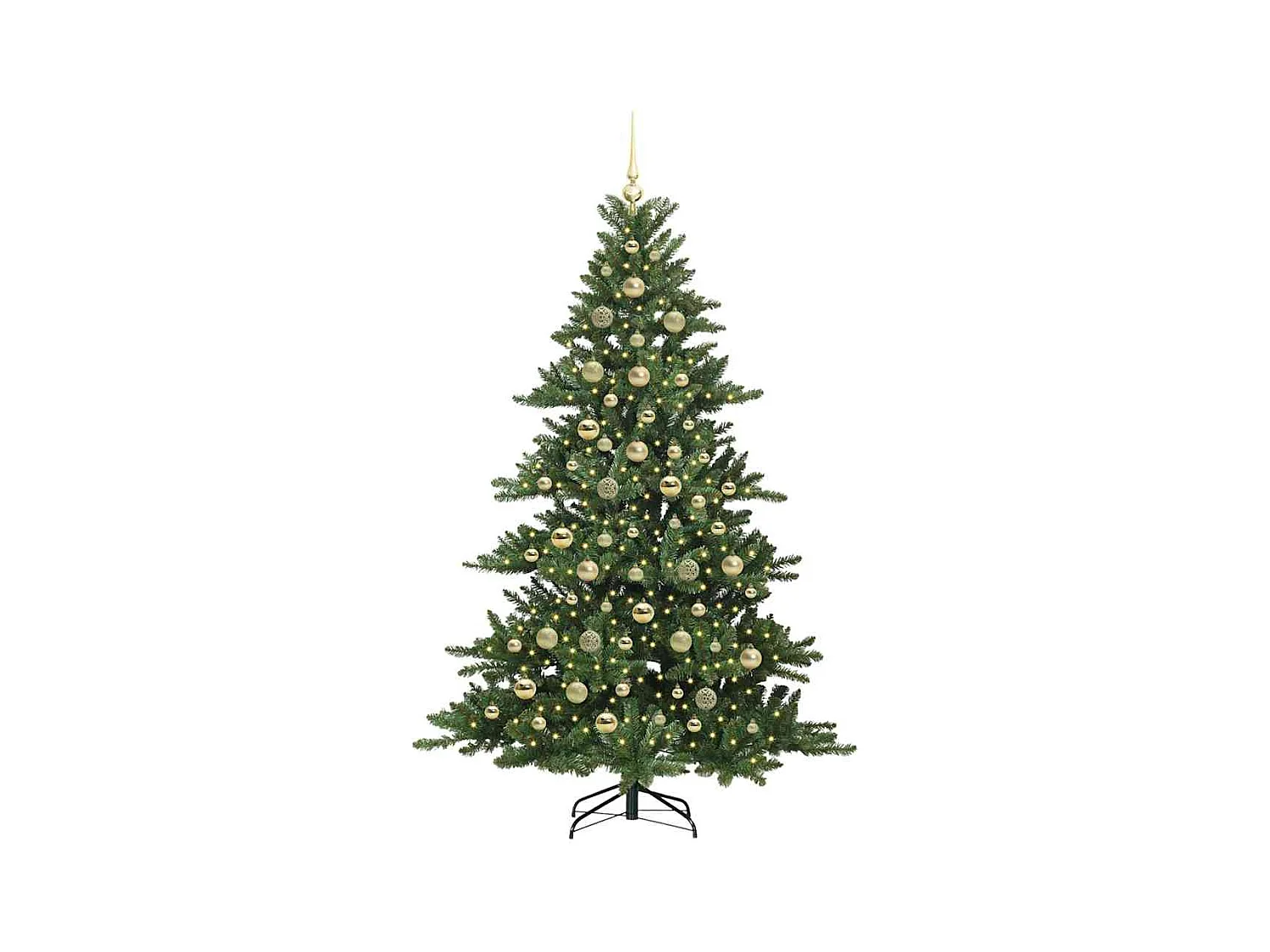 Sapin de Noël Artificiel à Branches Articulées 210 cm PVC