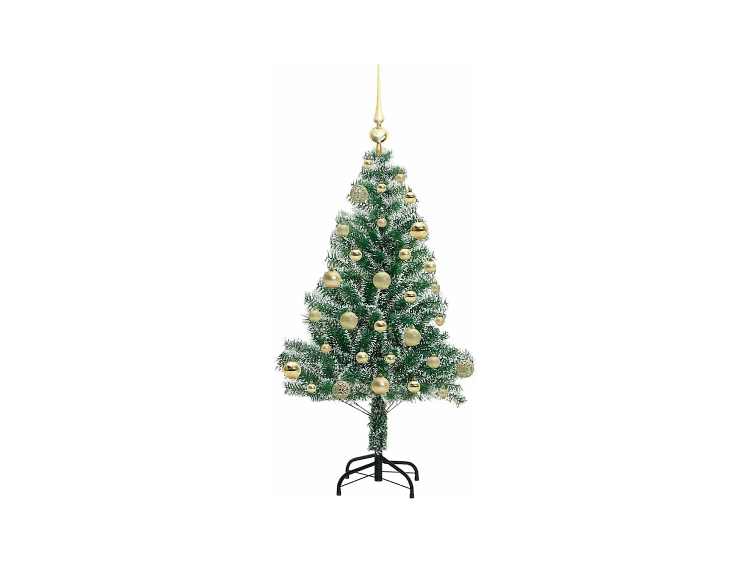Arbre de Noël artificiel floconné de neige avec lumière LED