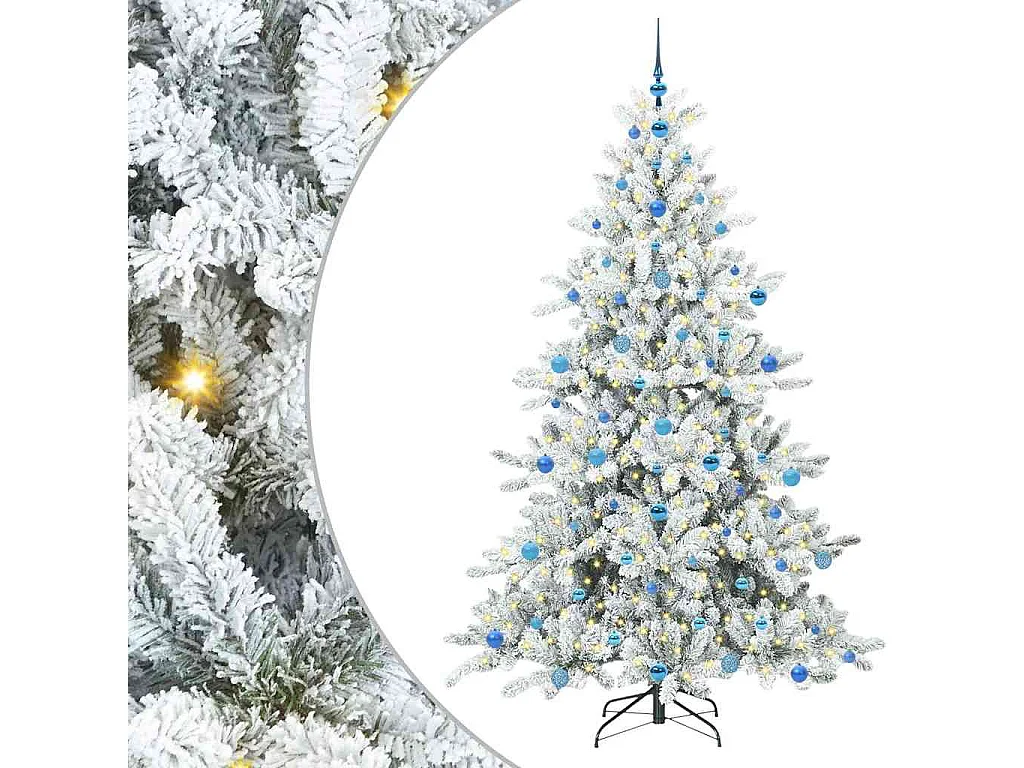 Sapin de Noël Artificiel à Branches Articulées 210 cm PVC