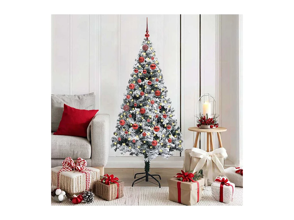 Sapin de Noël artificiel Vert 150 cm PVC, Acier et Plastique