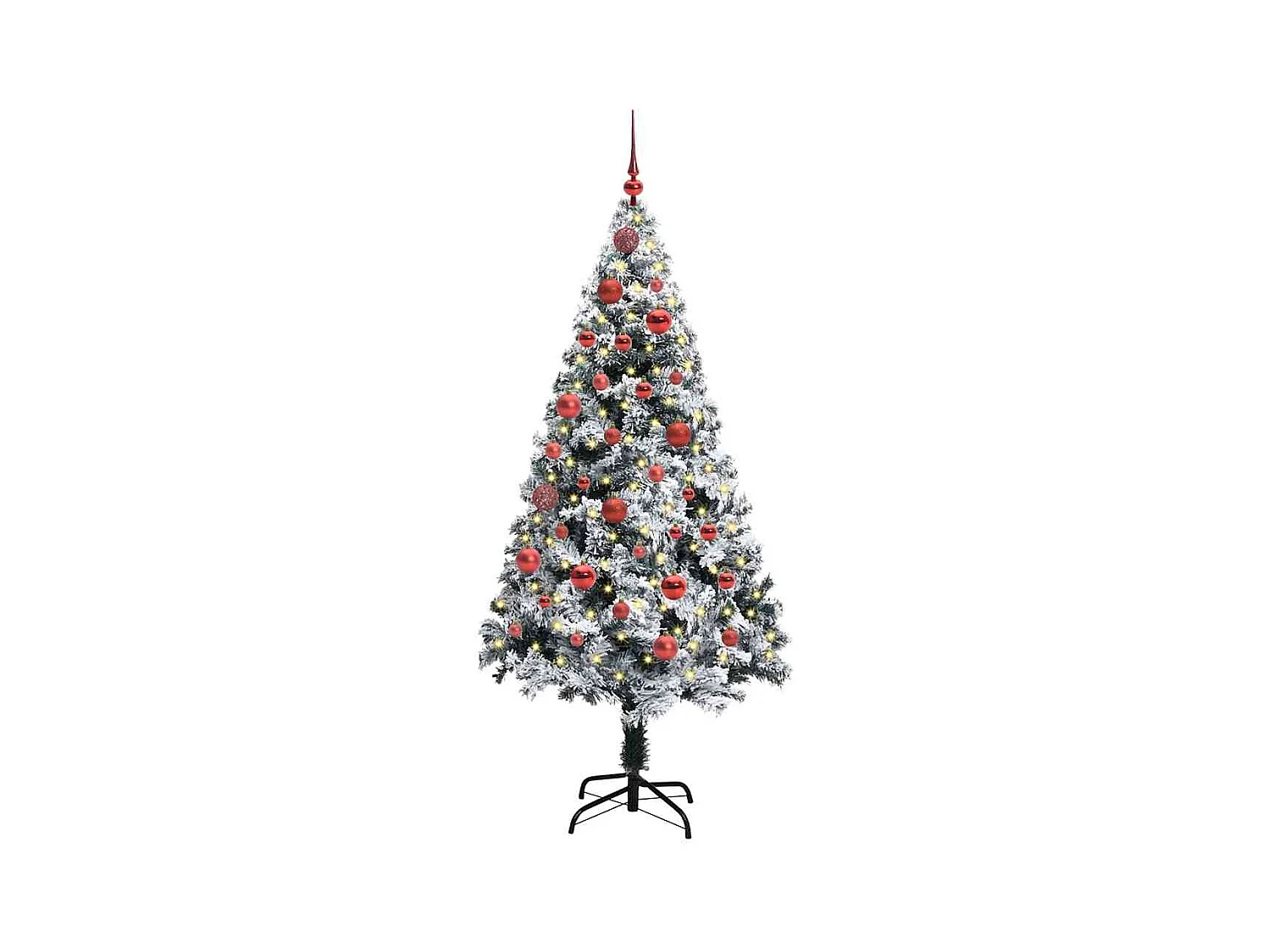 Sapin de Noël artificiel Vert 150 cm PVC, Acier et Plastique