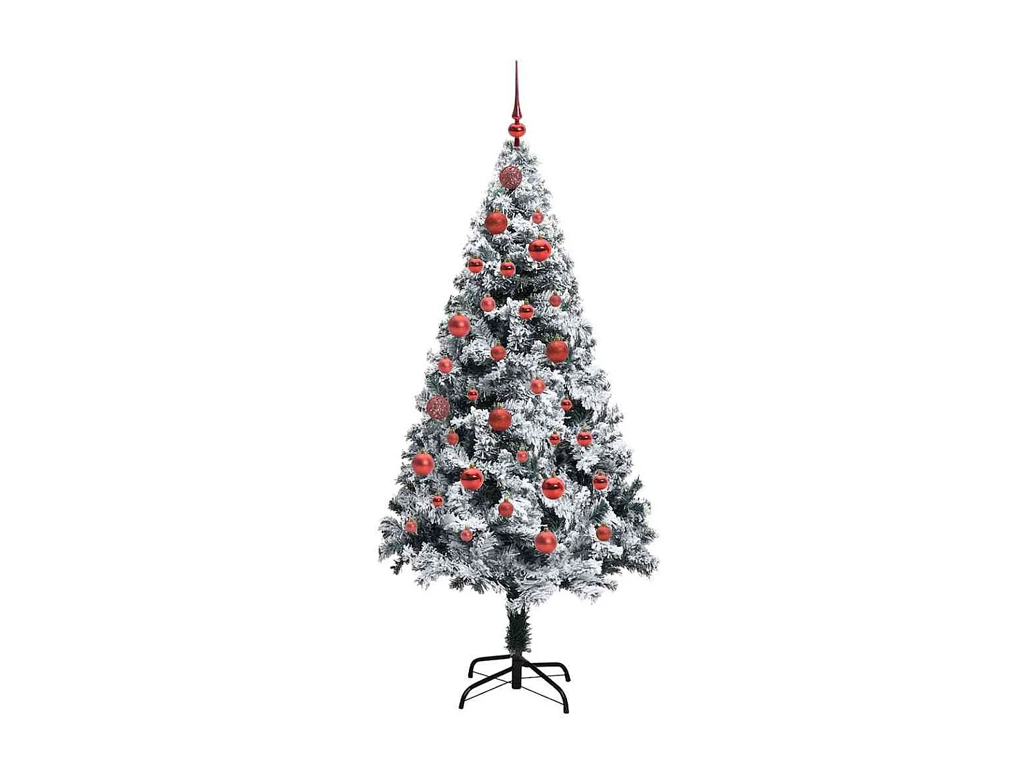 Sapin de Noël artificiel Vert 150 cm PVC, Acier et Plastique