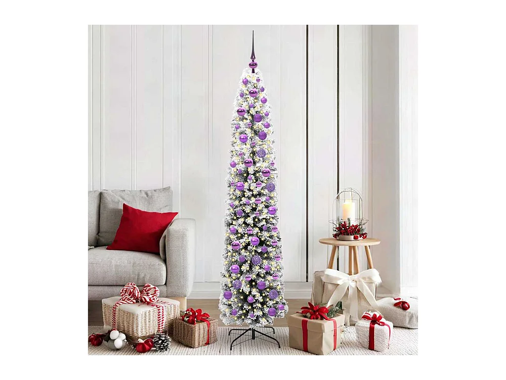Sapin de Noël artificiel Vert 180 cm PVC et acier et plastique