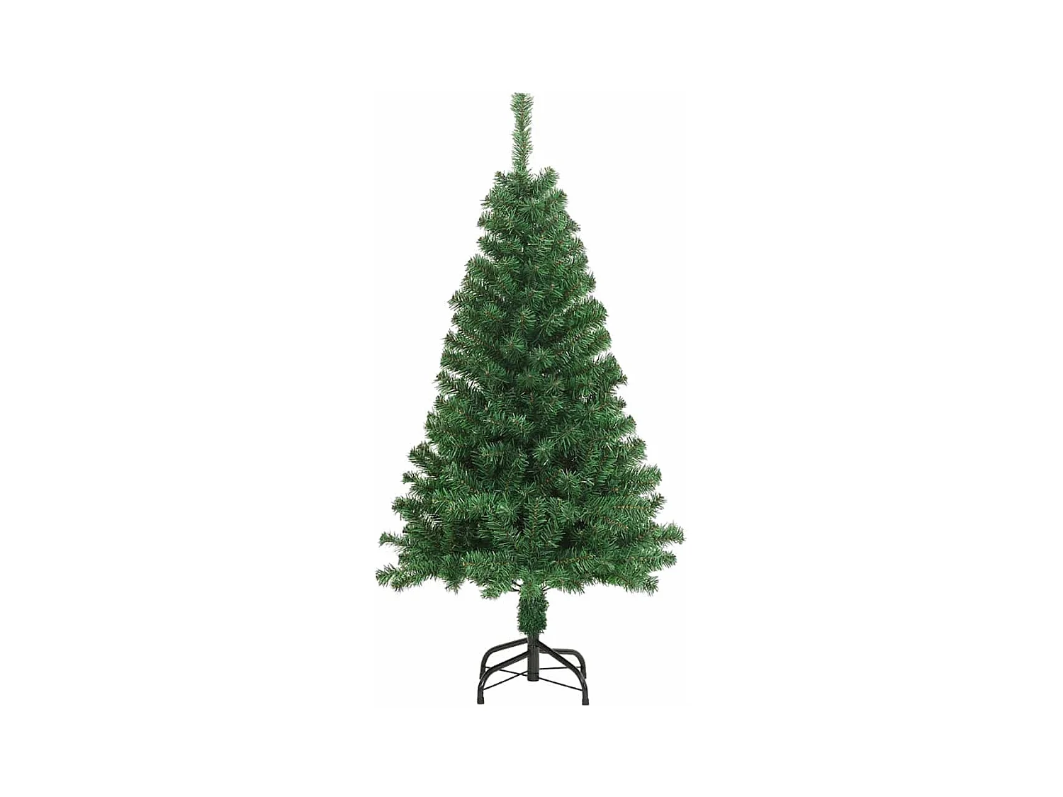 Árbol de Navidad artificial Verde 150 cm PVC y Acero y Plástico