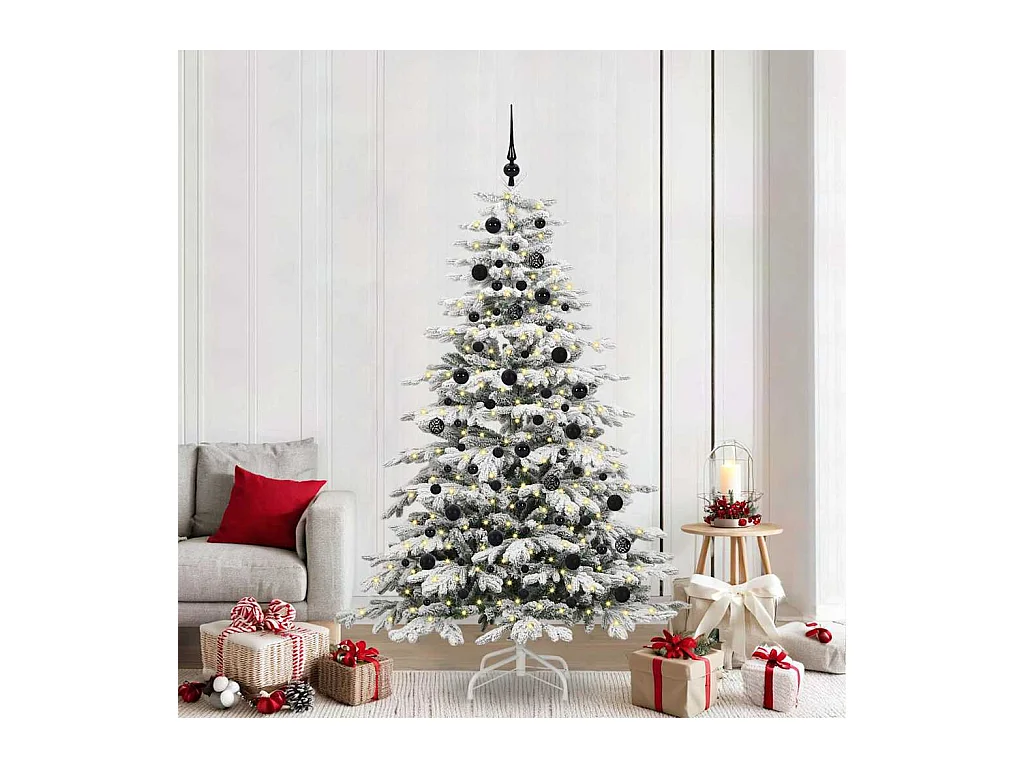 Árbol de Navidad artificial con ramas articuladas 210 cm