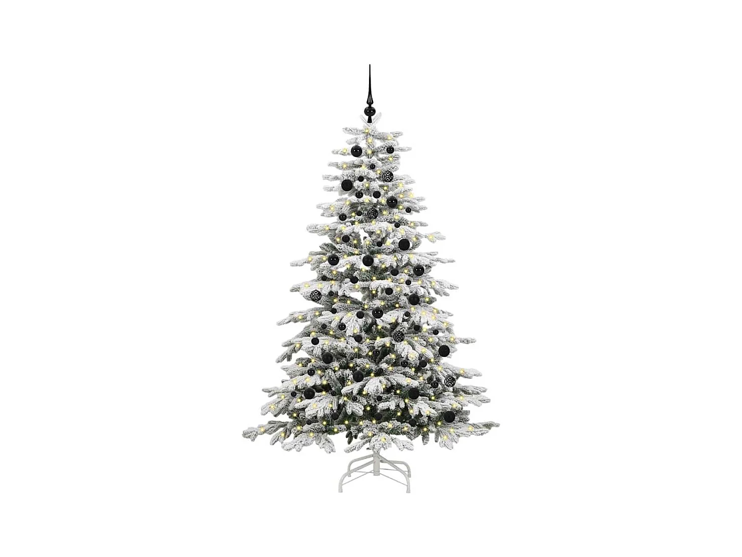Árbol de Navidad artificial con ramas articuladas 210 cm