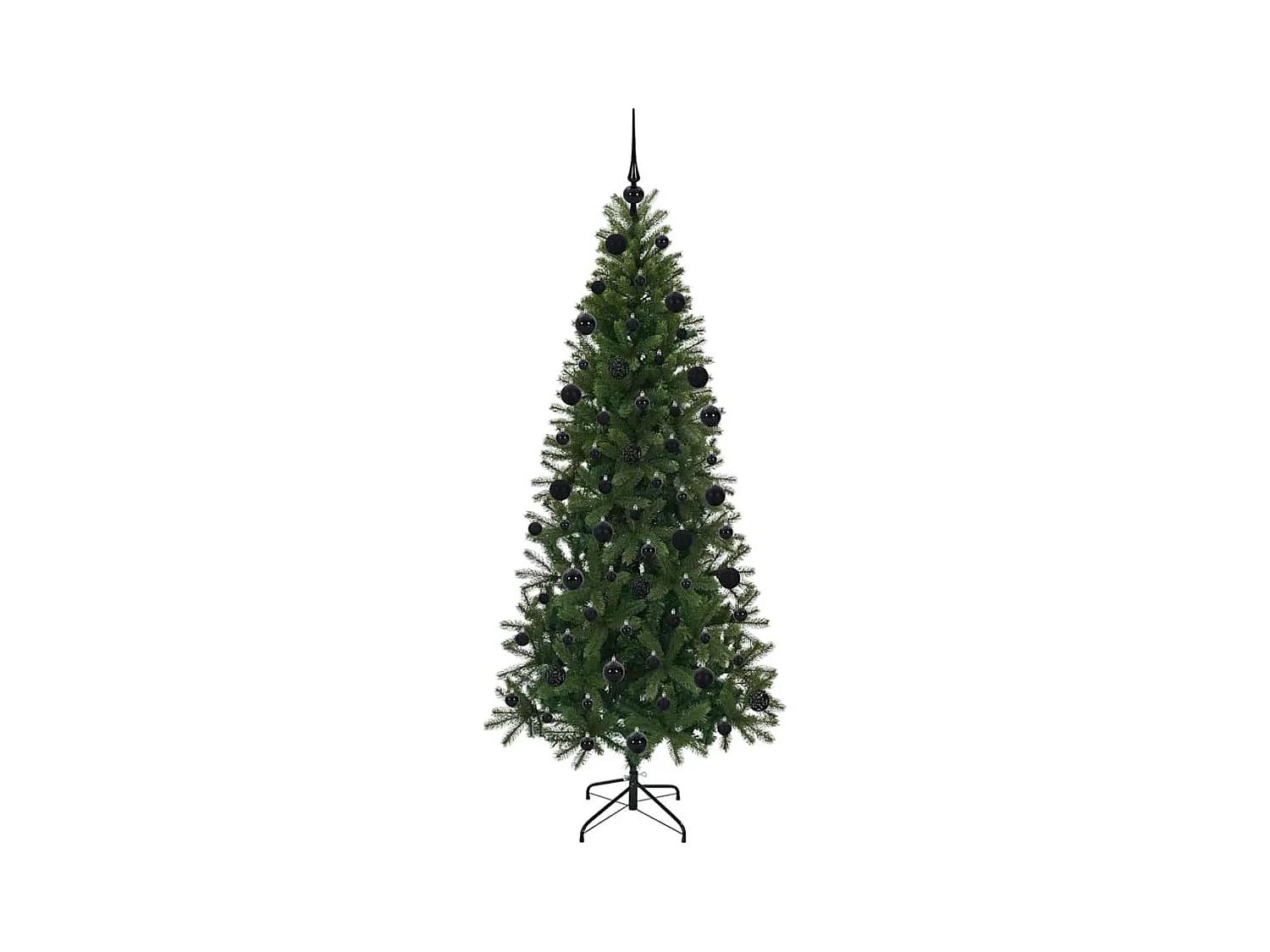 Sapin de Noël artificiel avec 300 LED Vert 210 cm PE et PVC
