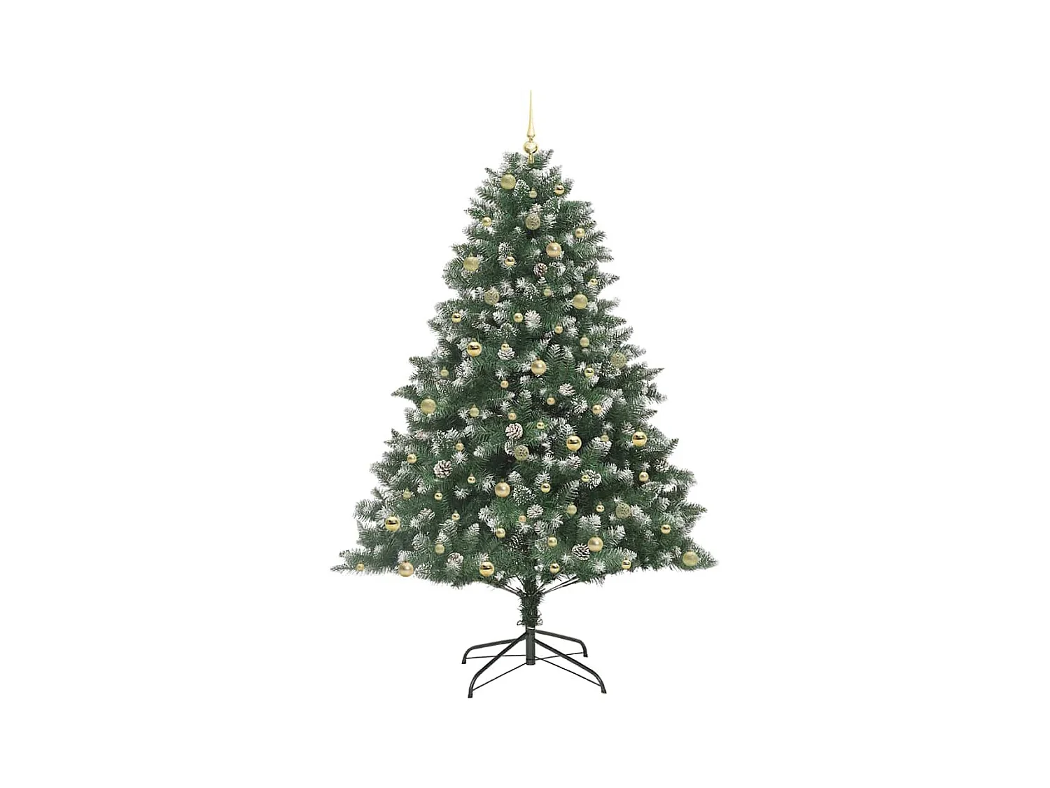 Sapin de Noël artificiel avec 300 LED Vert 160 x 160 x 240 cm