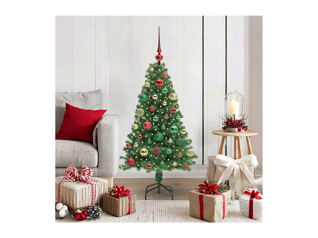 Sapin de Noël artificiel Vert 120 cm PVC, Acier et Plastique
