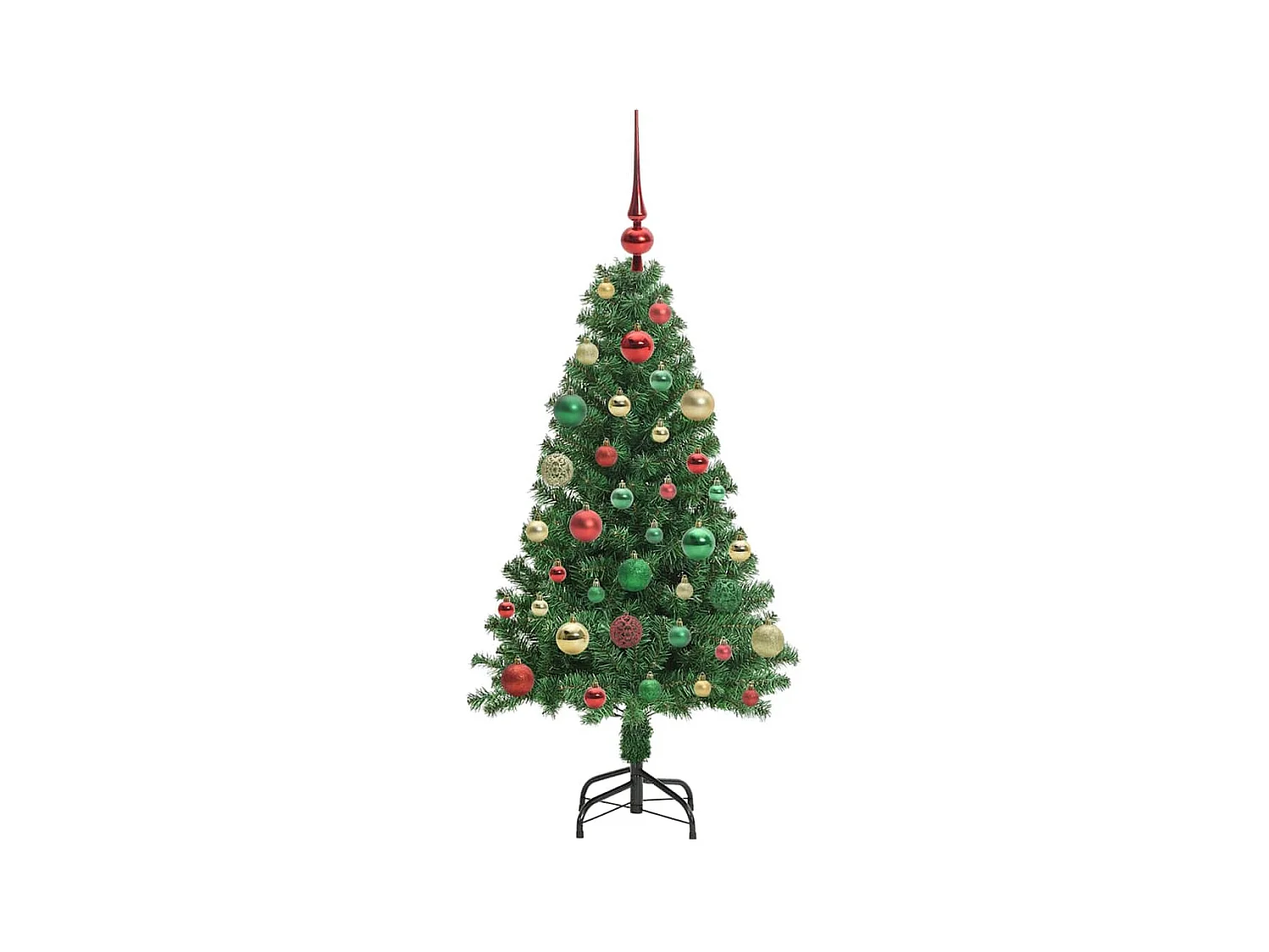 Sapin de Noël artificiel Vert 120 cm PVC, Acier et Plastique