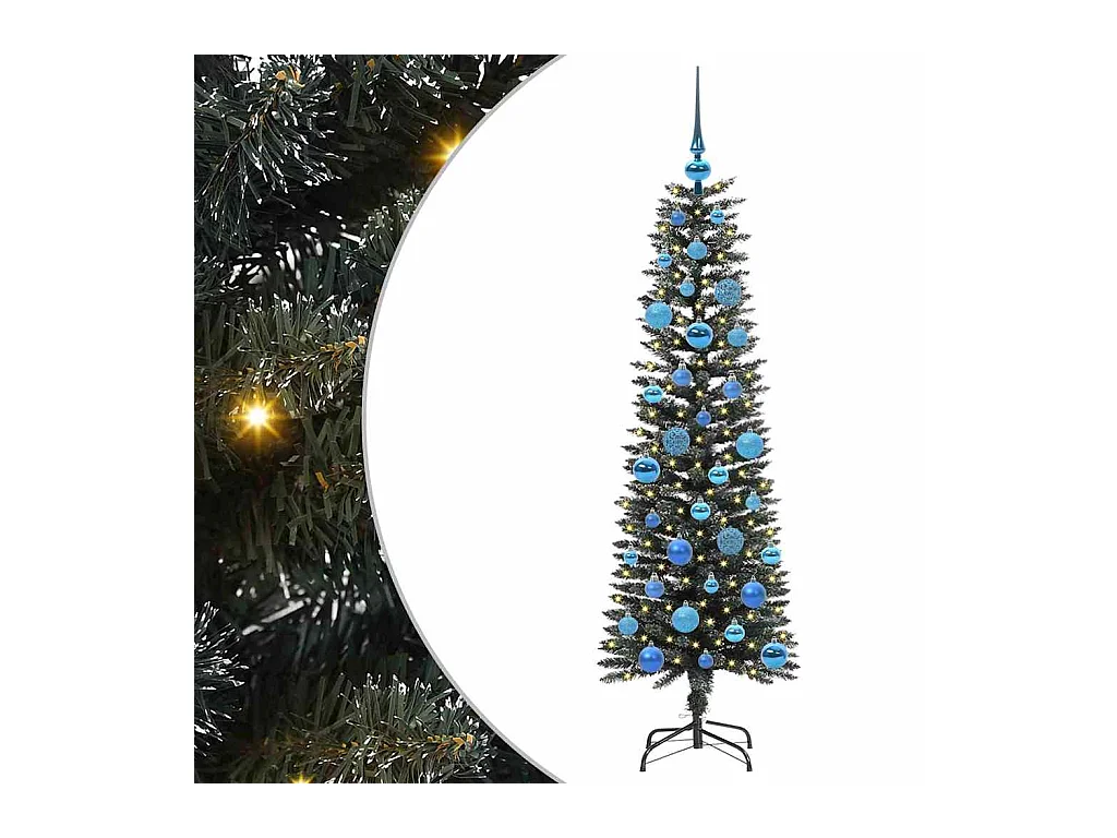 Sapin de Noël artificiel avec 150 LED Vert 43 x 43 x 150 cm