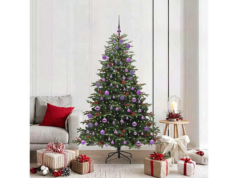Árbol de Navidad artificial Verde 180 cm PVC, Metal y Plástico