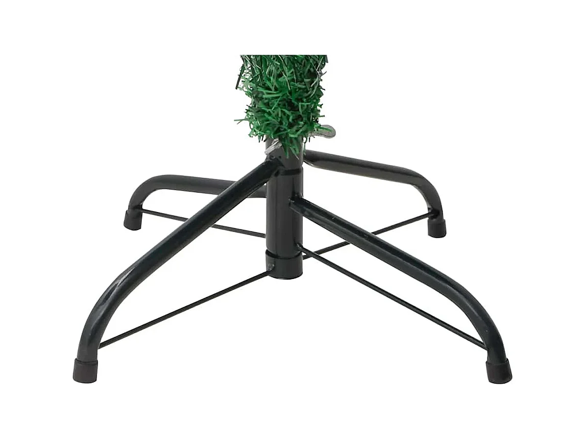 Kerstcactus met standaard en LED's 210 cm PVC groen