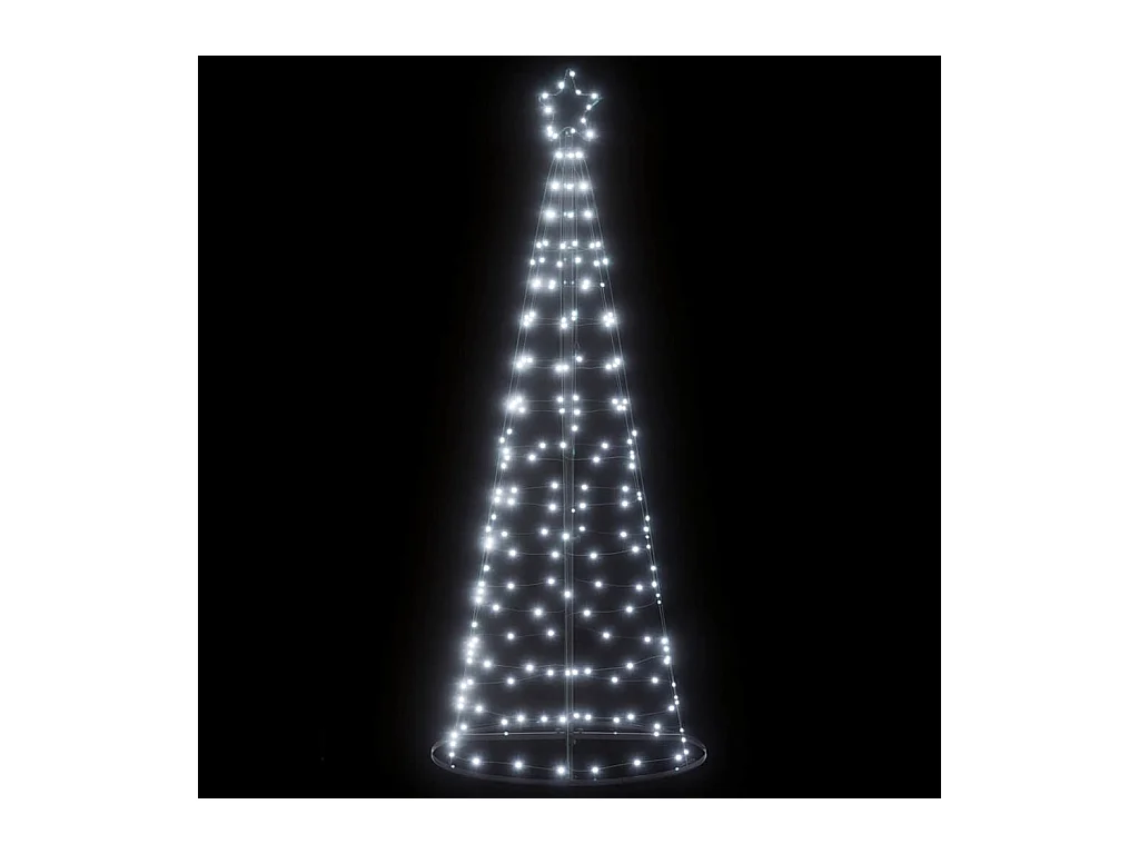 Sapin de Noël à LED 200 LED blanc froid 182 cm