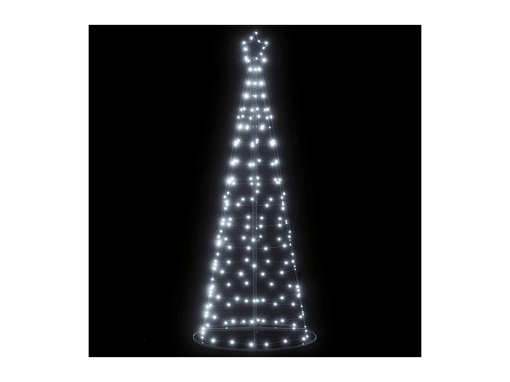 Sapin de Noël à LED 200 LED blanc froid 182 cm