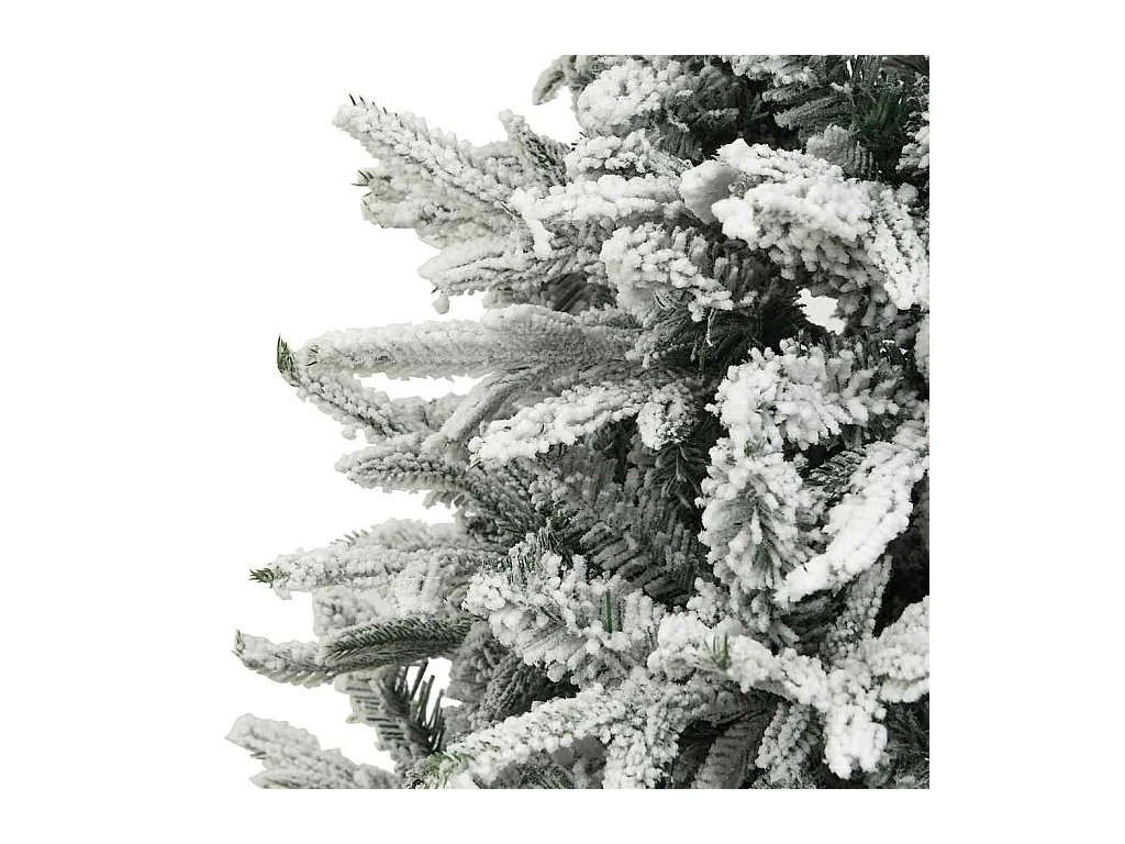 Kunstmatige voorverlichte kerstboom met ballenset Groen 210 cm