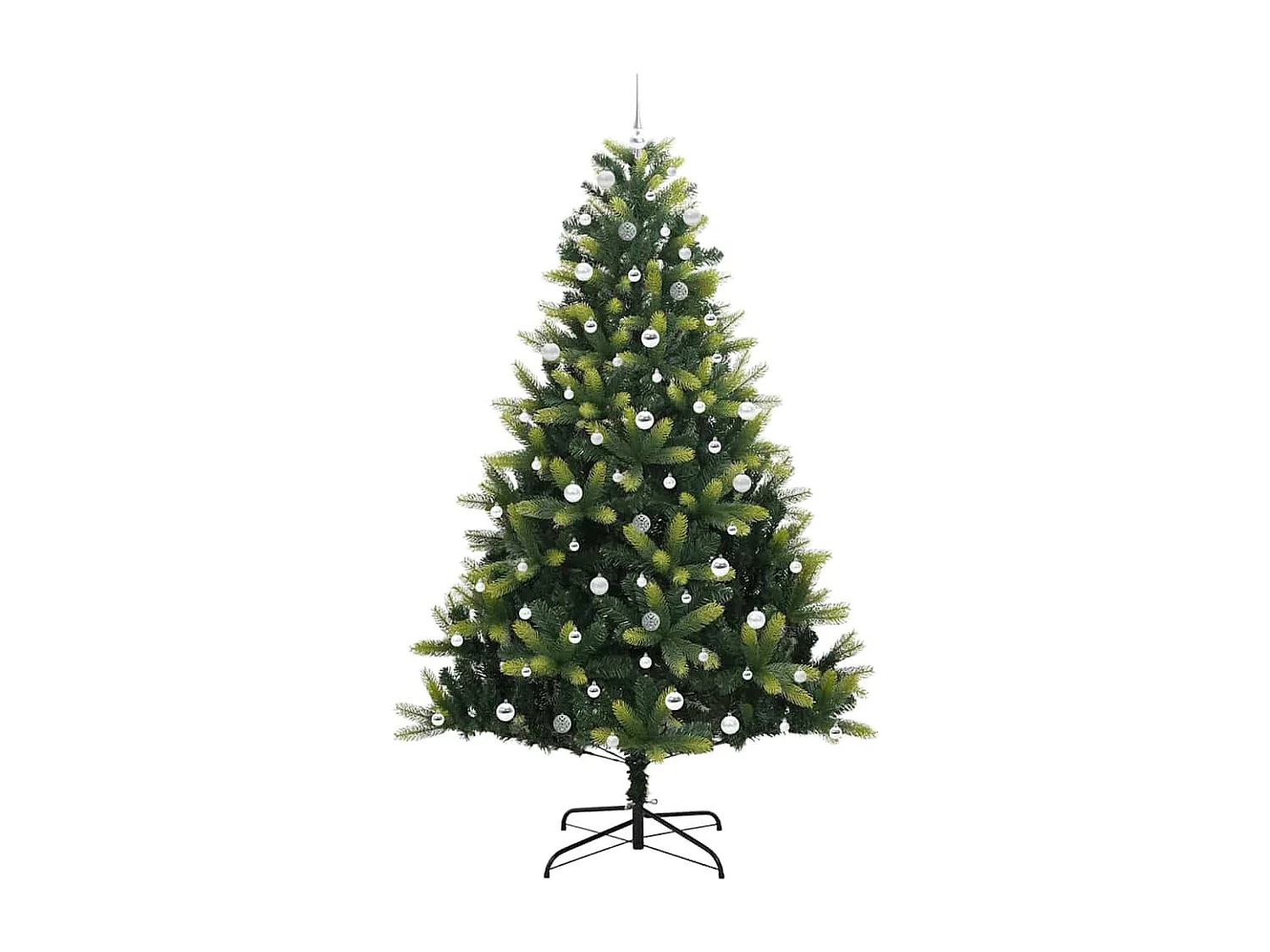 Árvore de Natal Artificial Articulada 300 LEDs Verde 240 cm