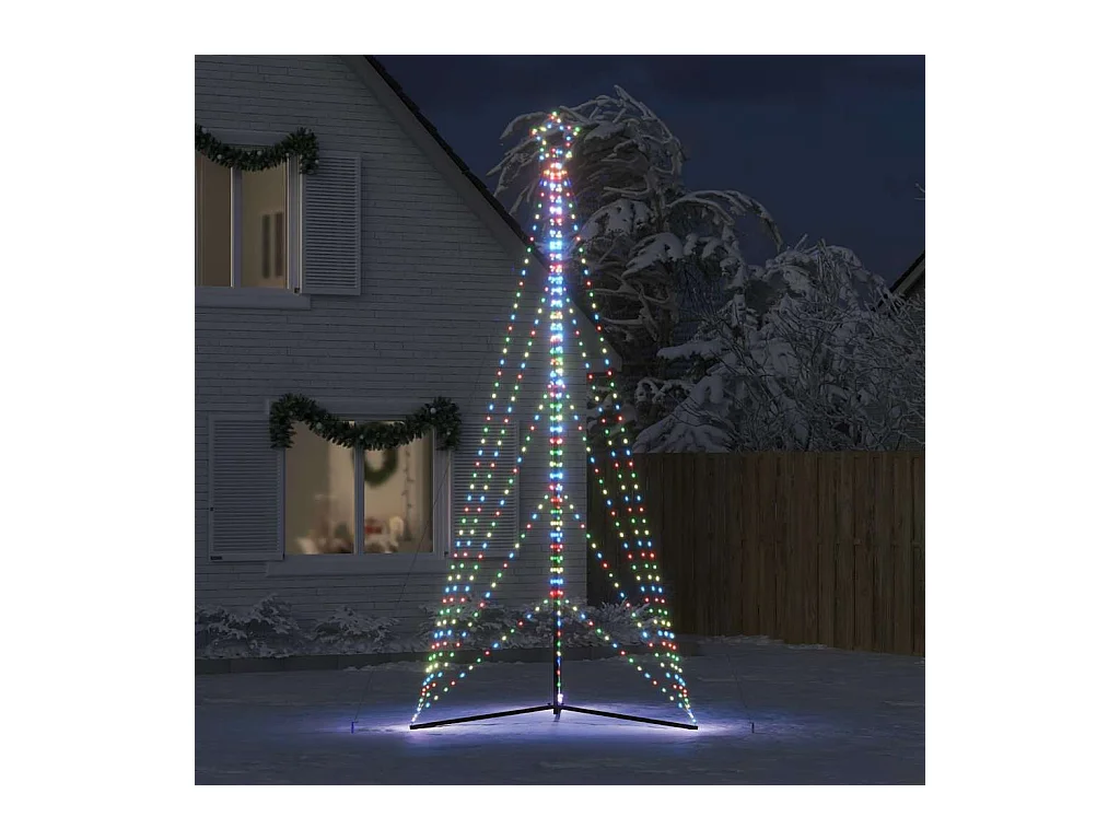 Sapin de Noël à LED 615 LED colorées 404,5 cm