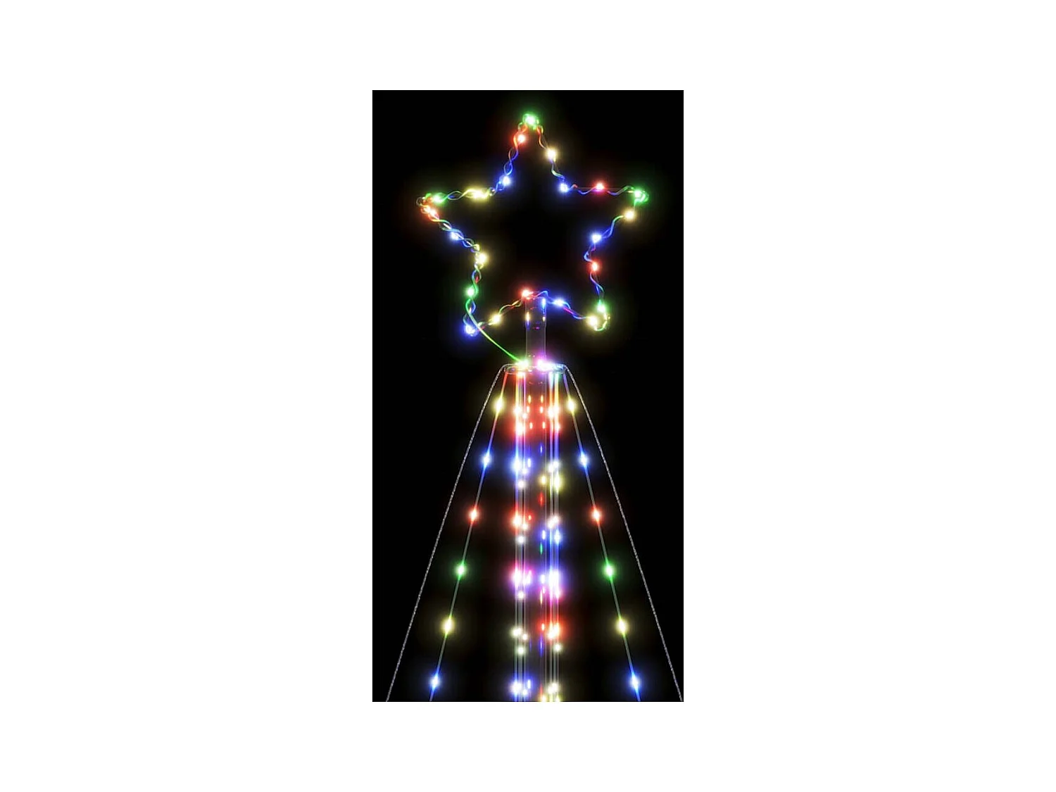 Sapin de Noël à LED 615 LED colorées 404,5 cm
