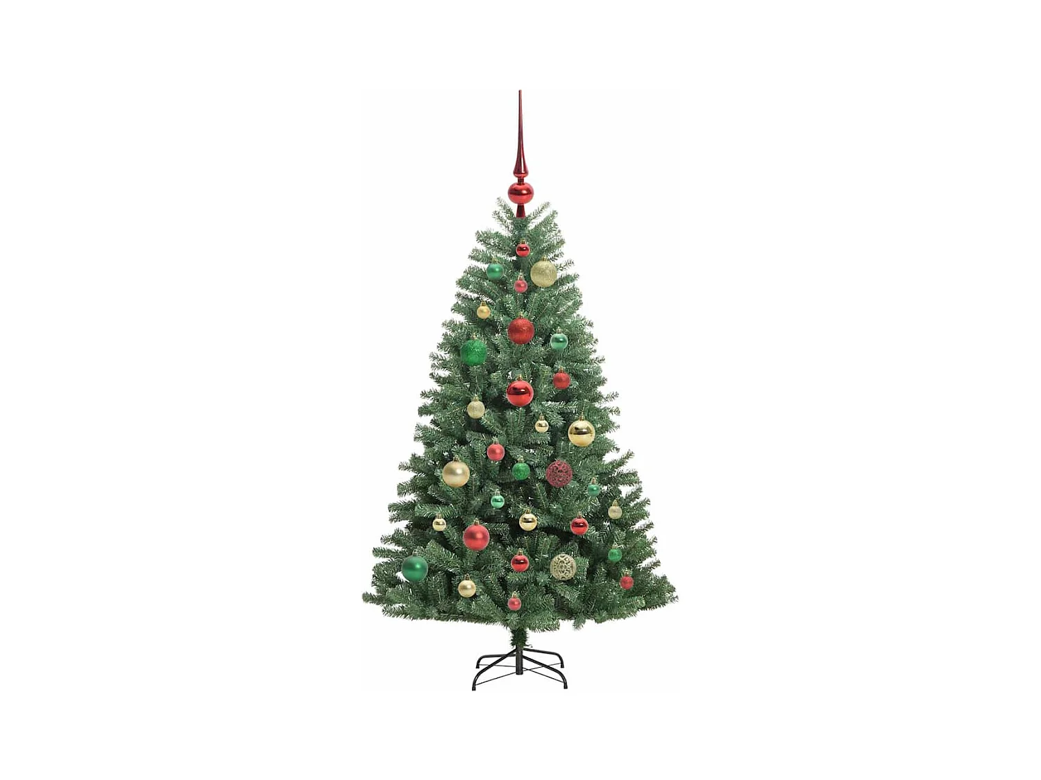 Sapin de Noël Artificiel à Branches Articulées Vert 120 cm