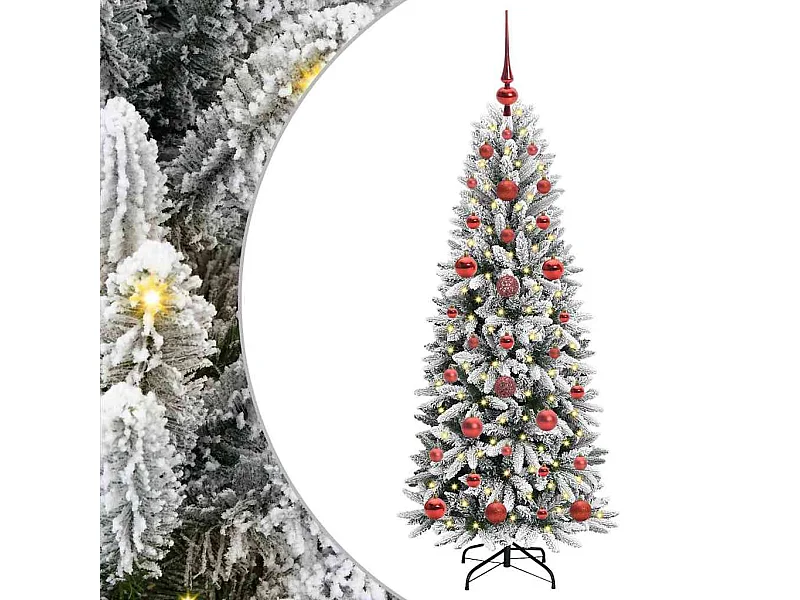 Árbol de Navidad artificial con 150 LED 53 x 53 x 120 cm