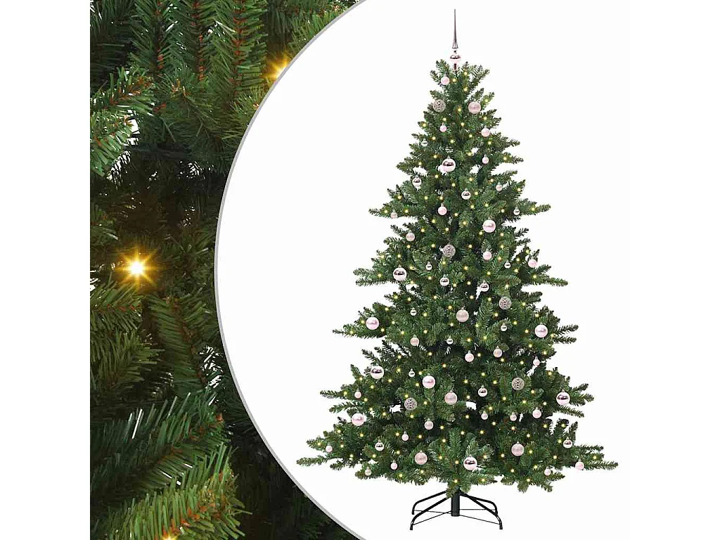 Sapin de Noël Artificiel à Branches Articulées 210 cm PVC