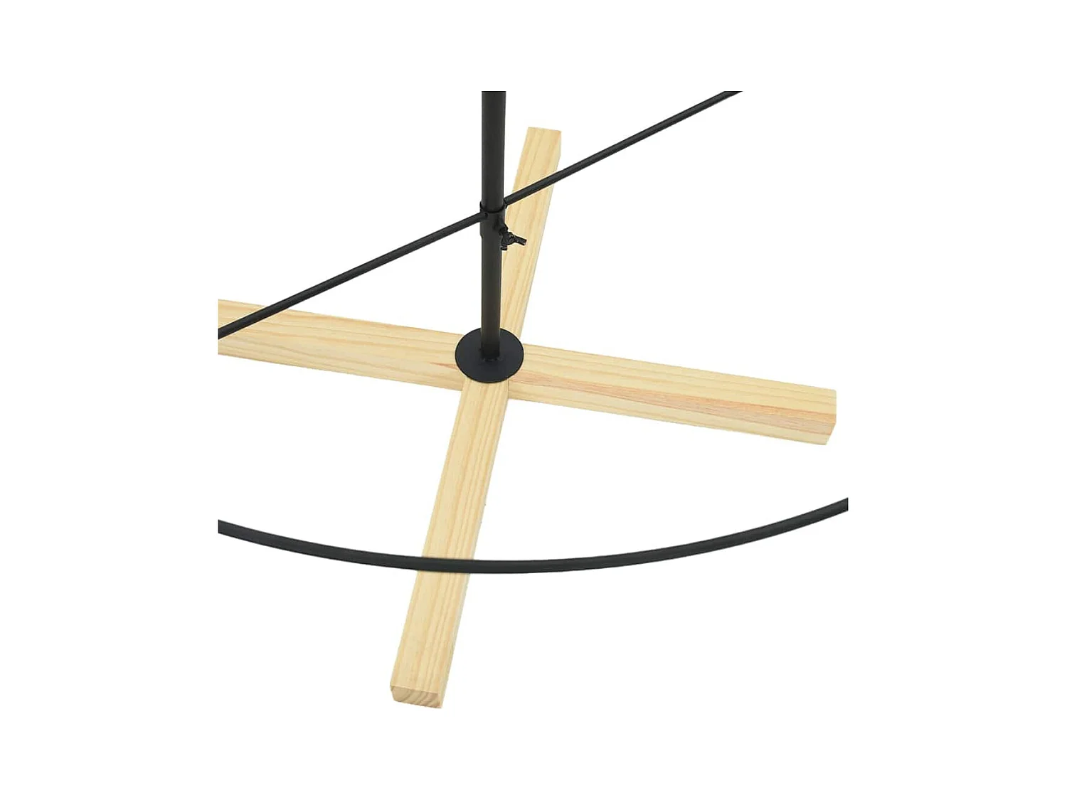 Árbol Cono de Navidad con soporte Negro 180 cm Acero