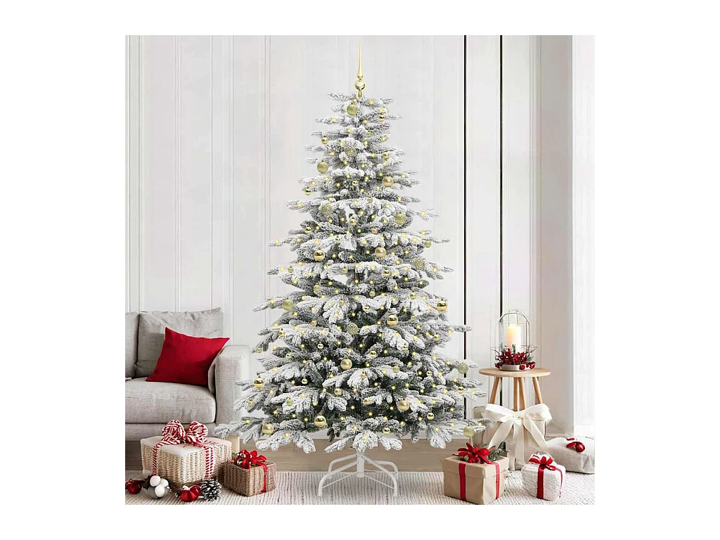 Árbol de Navidad artificial con ramas articuladas 240 cm