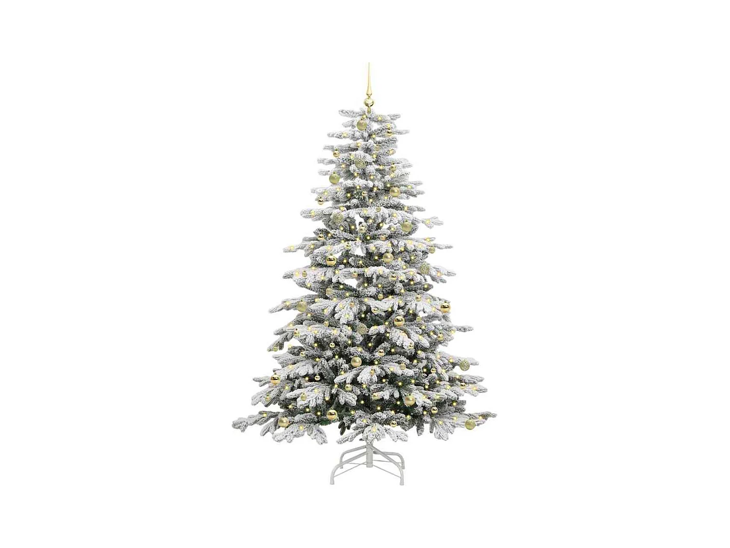 Árbol de Navidad artificial con ramas articuladas 240 cm