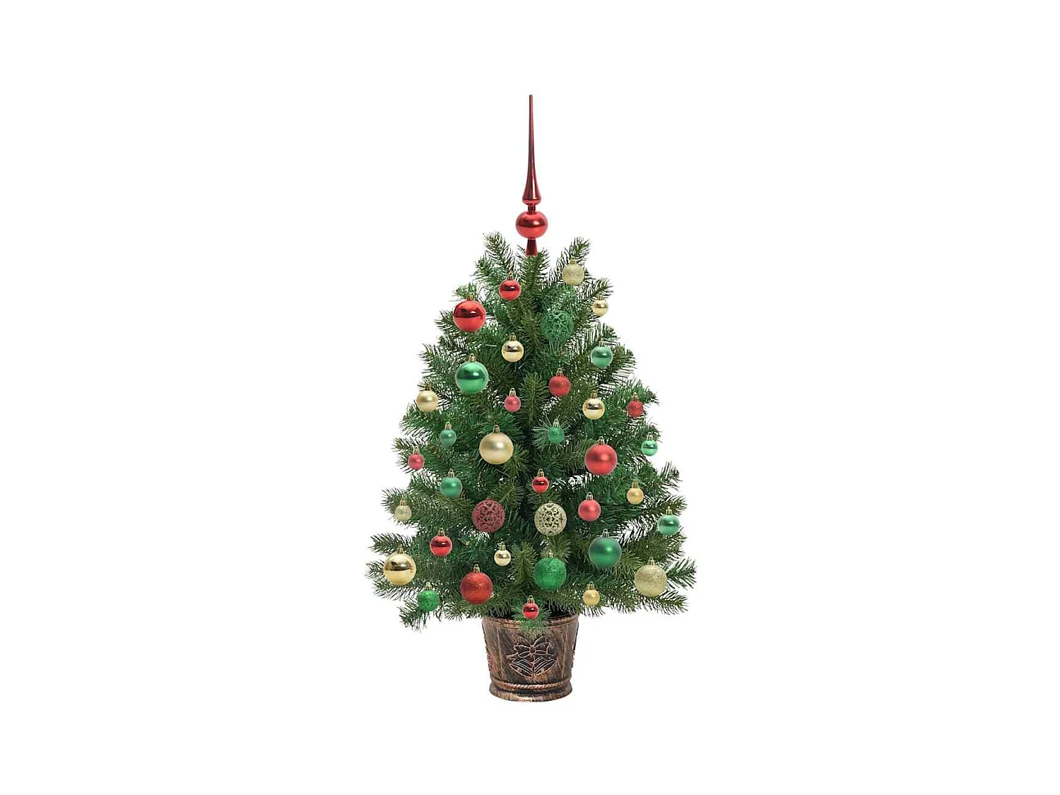 Sapin de Noël artificiel avec 150 LED Vert 95 cm PE et PVC