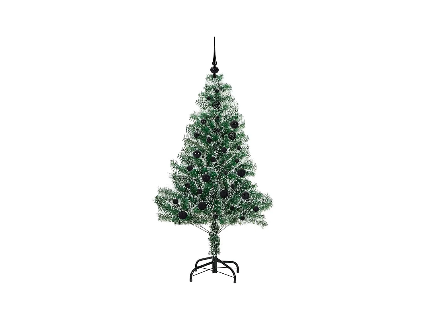 Arbre de Noël artificiel floconné de neige avec lumière LED
