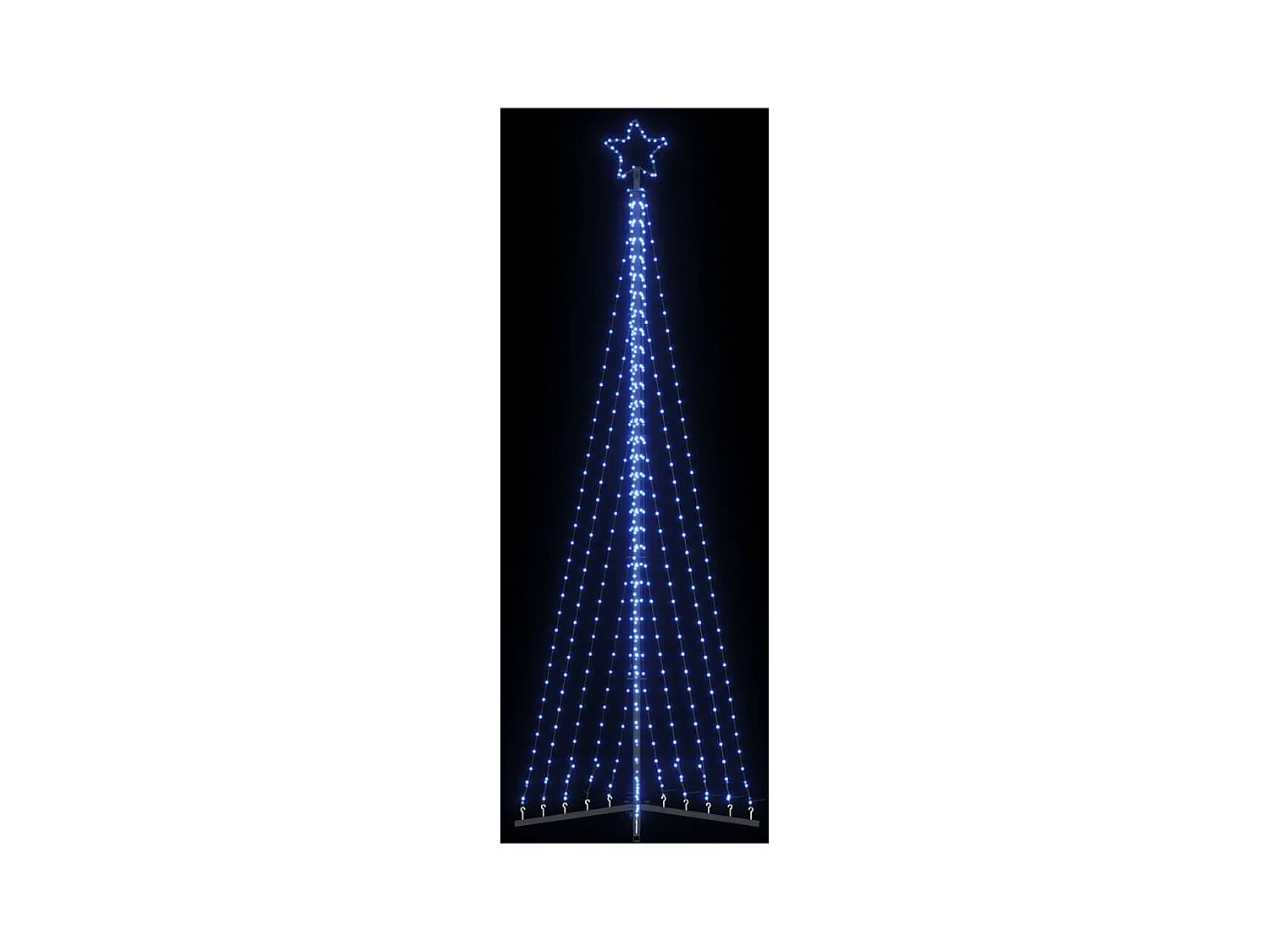 Sapin de Noël à LED 495 LED bleu 300,5 cm