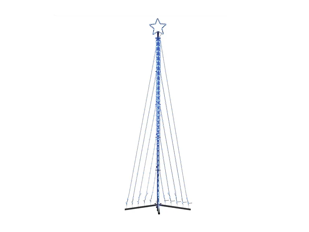 Sapin de Noël à LED 495 LED bleu 300,5 cm