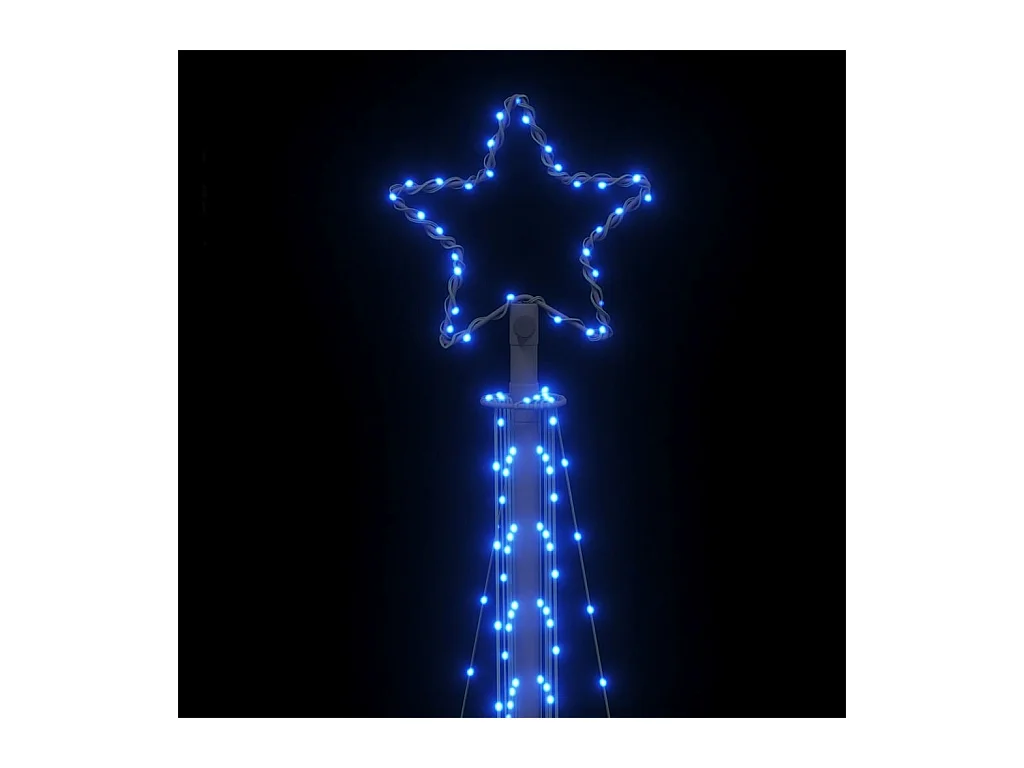Sapin de Noël à LED 495 LED bleu 300,5 cm
