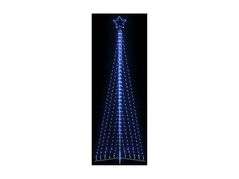Sapin de Noël à LED 495 LED bleu 300,5 cm