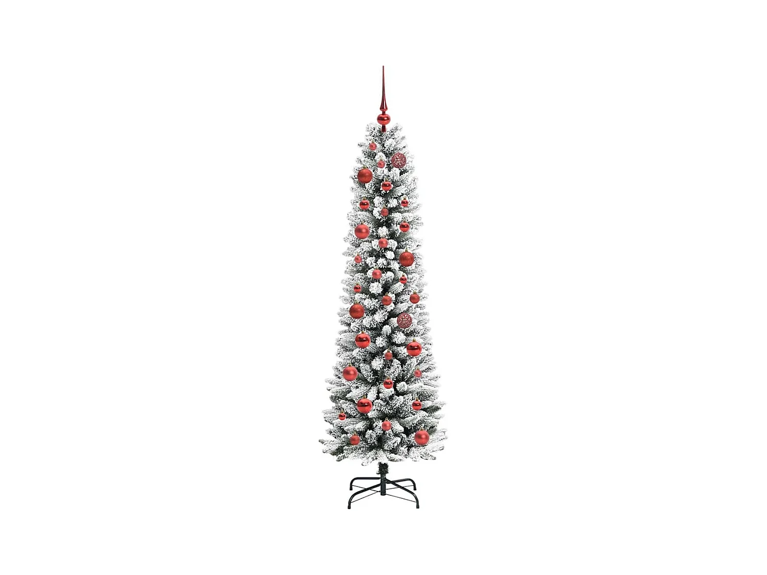 Sapin de Noël artificiel avec 150 LED Vert et blanc 150 cm