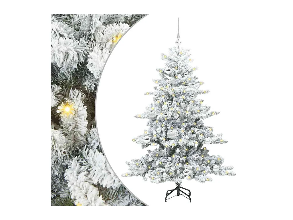 Sapin de Noël Artificiel à Branches Articulées 150 cm PVC