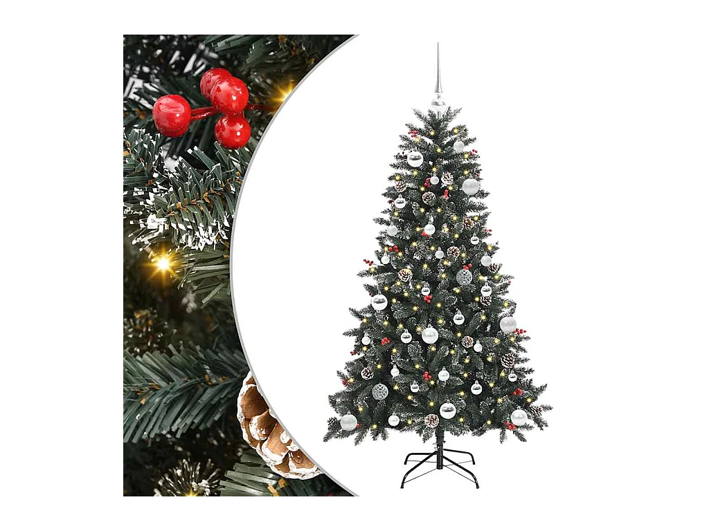 Árbol de Navidad artificial Verde 83.5 x 83.5 x 150 cm