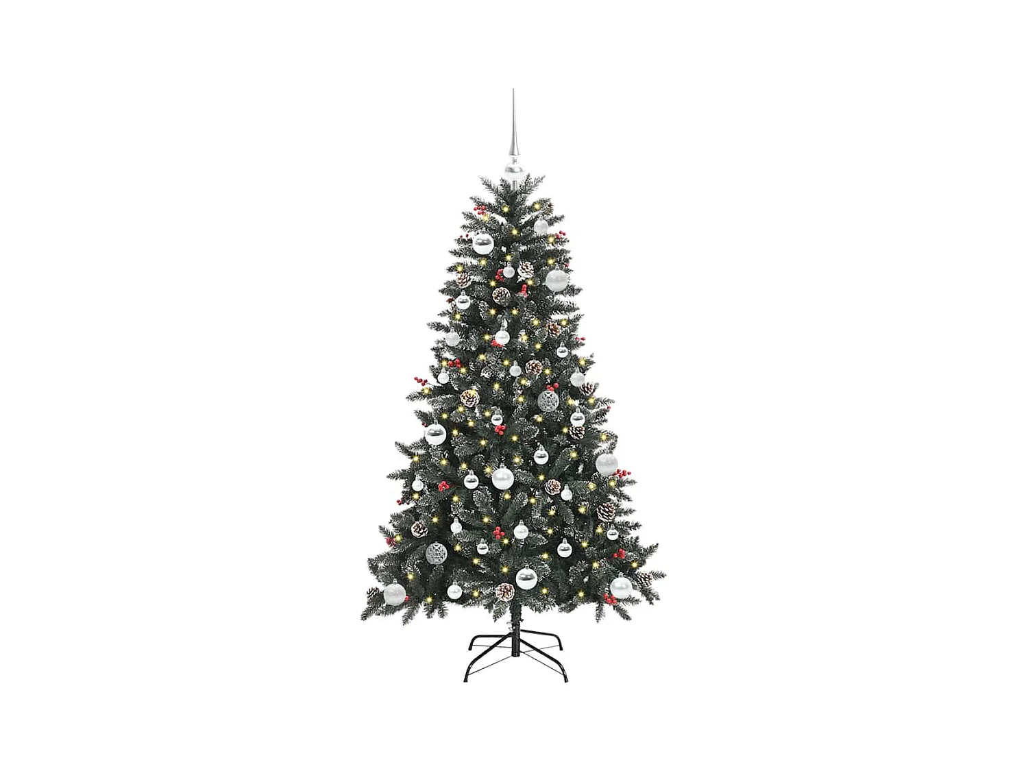 Árbol de Navidad artificial Verde 83.5 x 83.5 x 150 cm