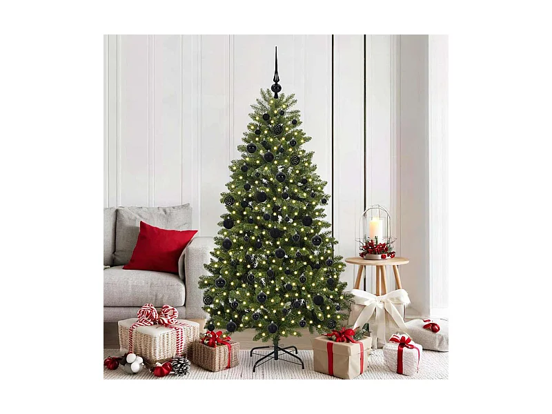 Árbol de Navidad artificial Verde 180 cm PVC y Metal