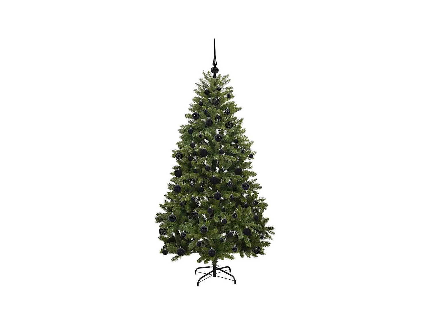 Árbol de Navidad artificial Verde 180 cm PVC y Metal