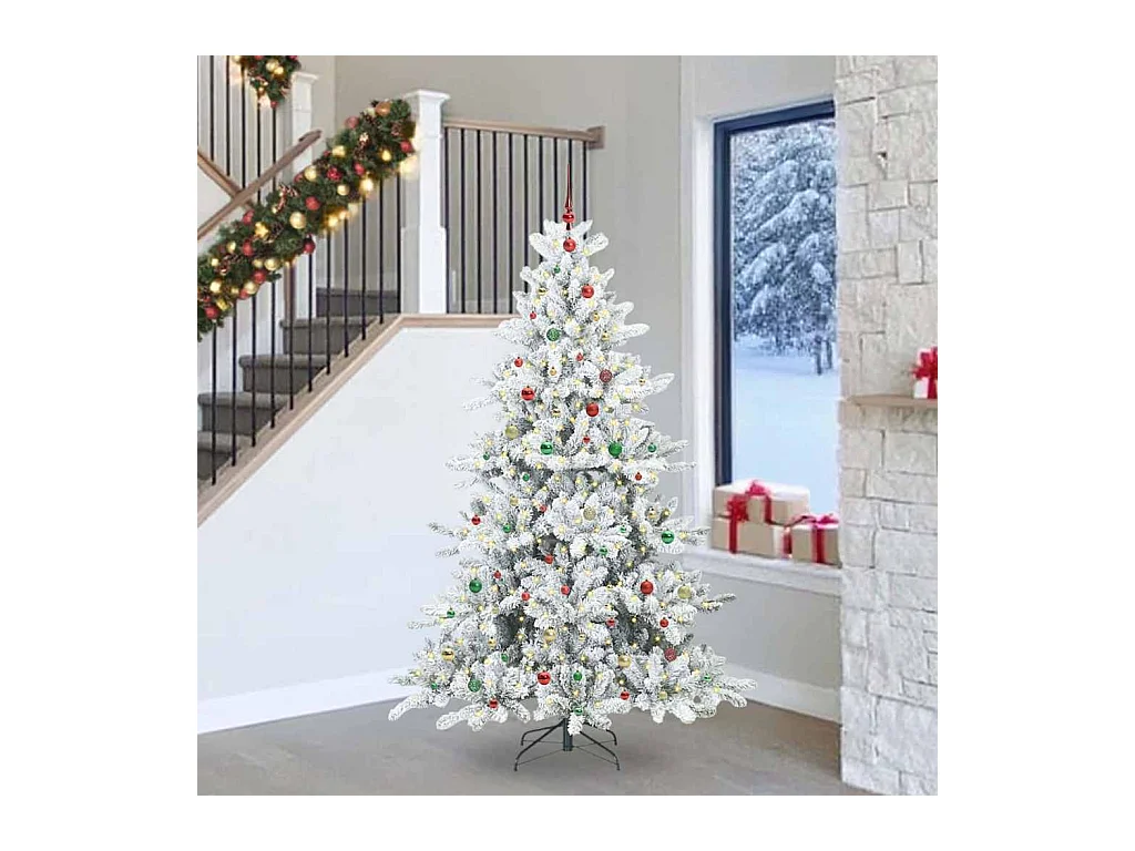 Sapin de Noël Artificiel à Branches Articulées 240 cm PVC