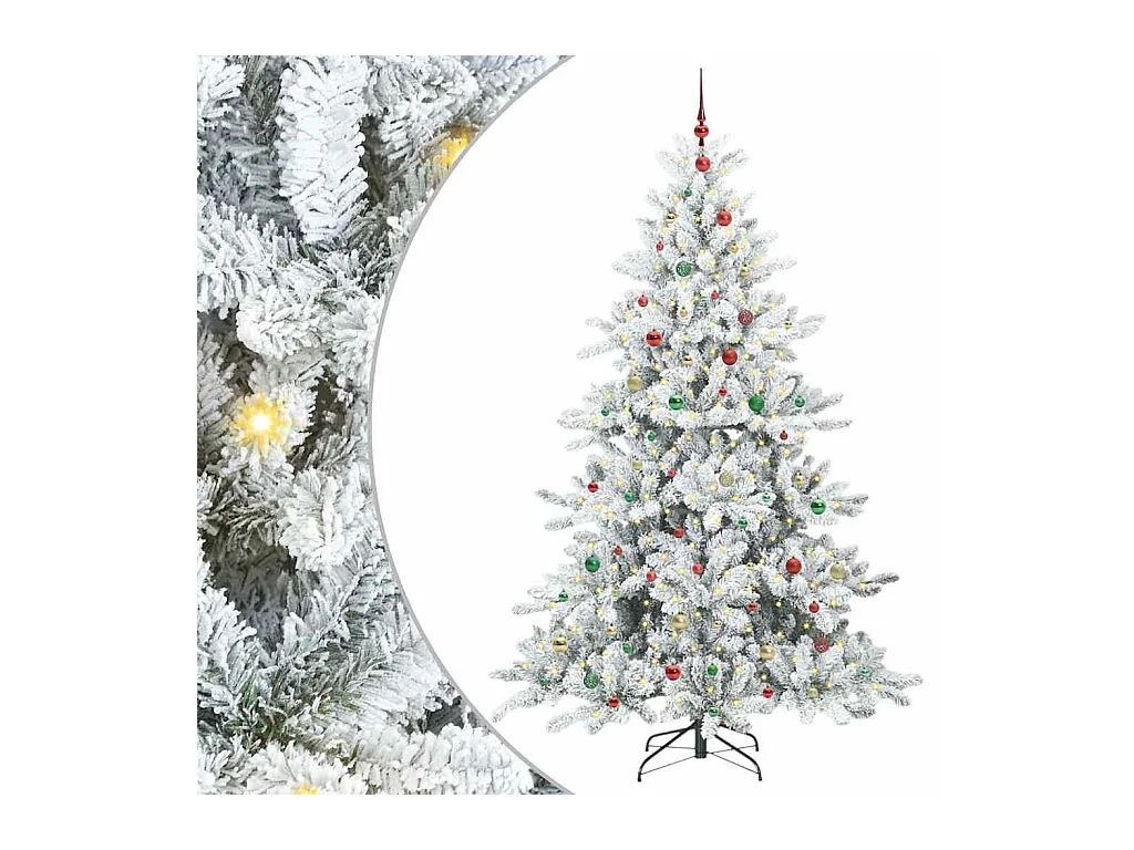 Sapin de Noël Artificiel à Branches Articulées 240 cm PVC
