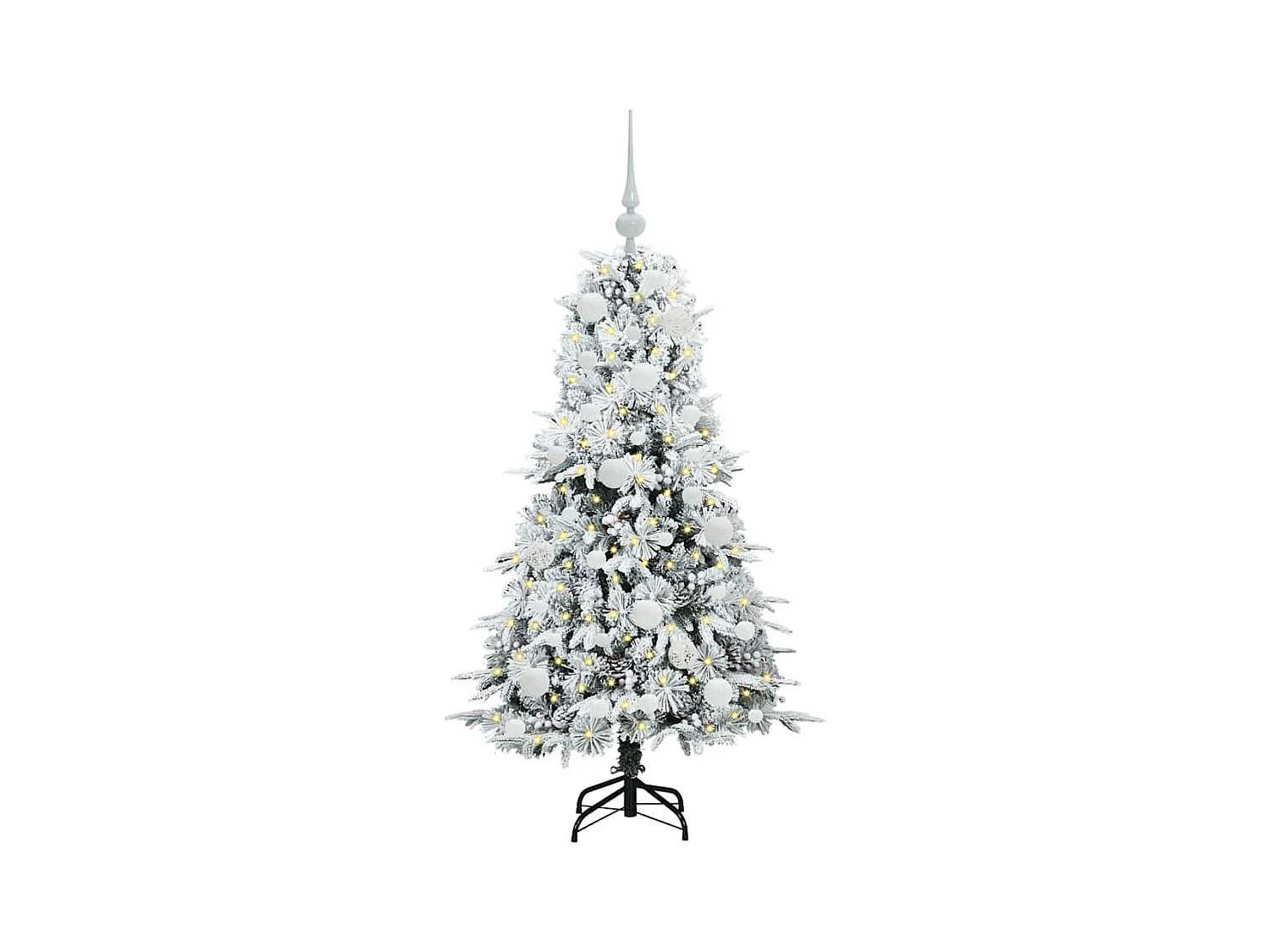 Árbol de Navidad artificial con ramas articuladas Verde 120 cm