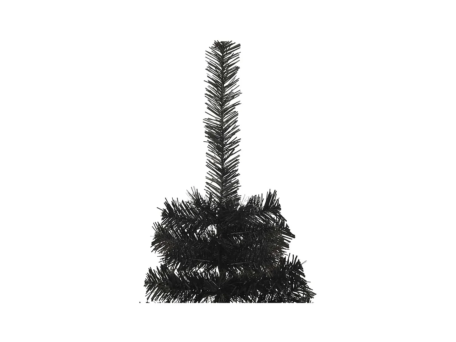 Sapin de Noël avec 300 LED avec support Noir 180 cm PVC