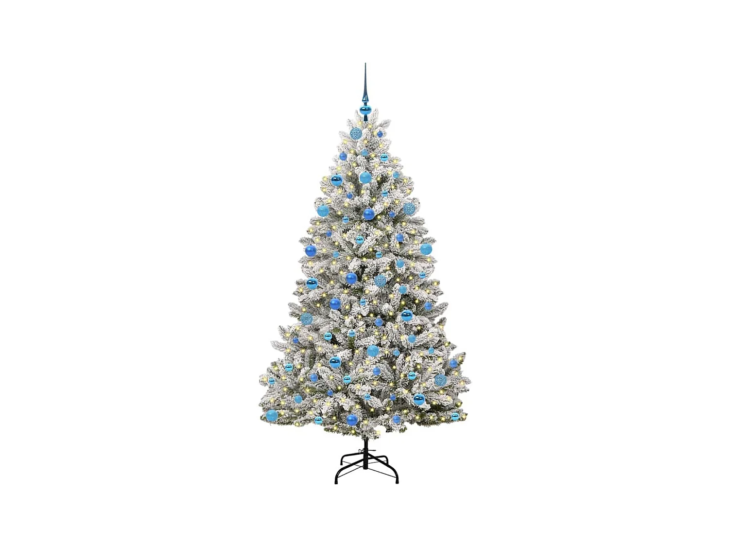 Árbol de Navidad artificial Verde y 180 cm PVC y Metal