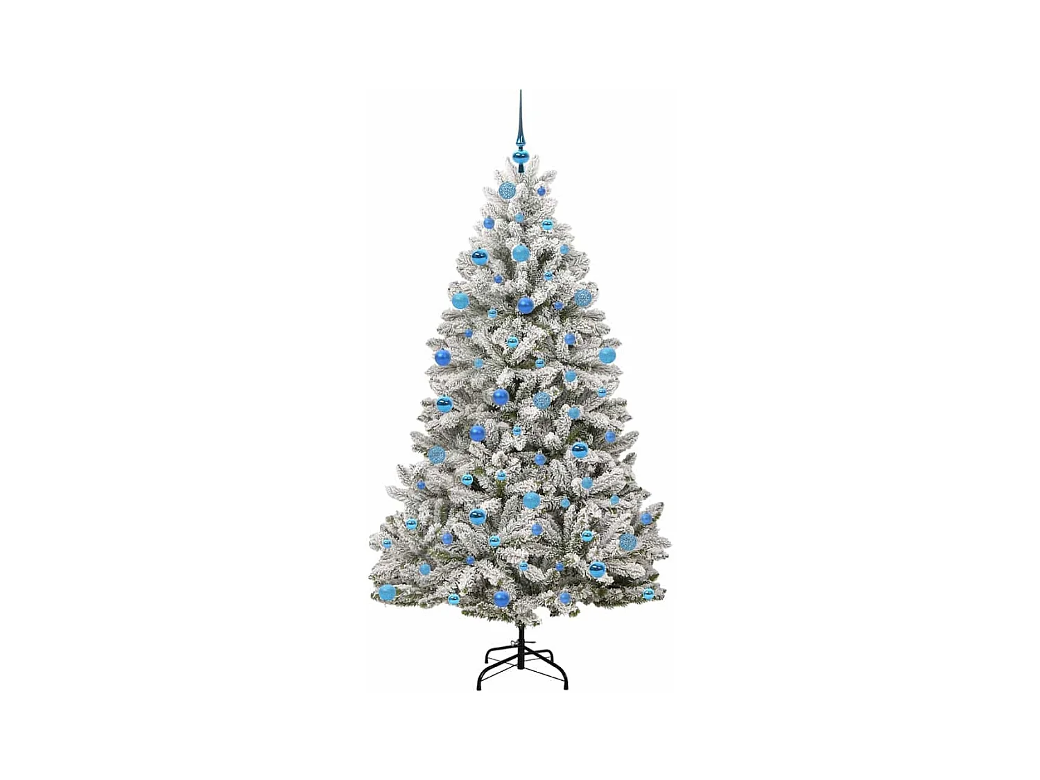 Árbol de Navidad artificial Verde y 180 cm PVC y Metal