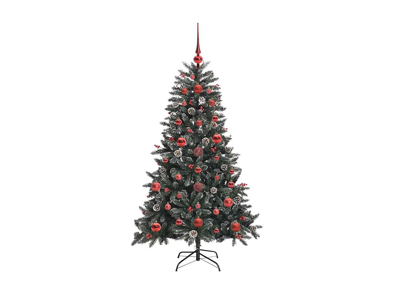 Árvore de Natal Artificial com 150 LEDs Verde 68 x 68 x 120 cm